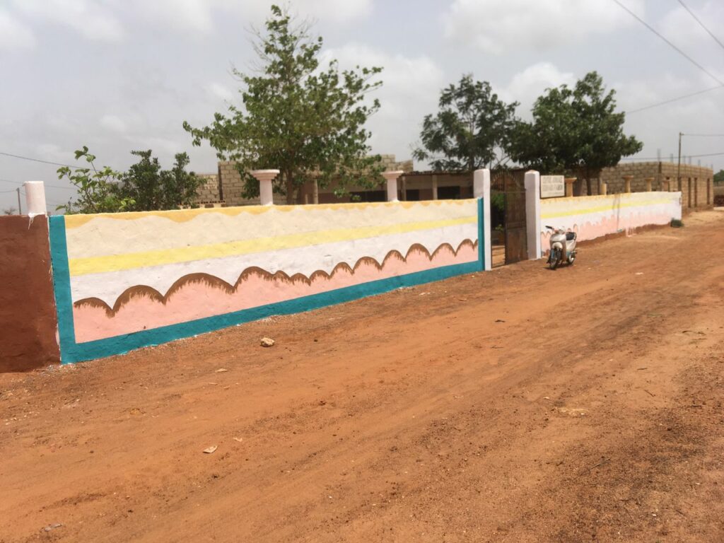 début de la construction du mur