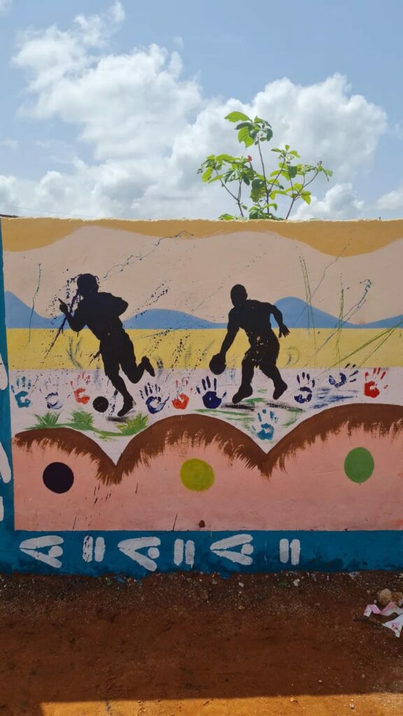 peintures sur le mur